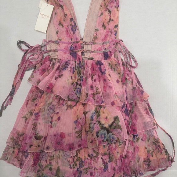 Rococo Sand Ruffle Mini Dress - Picture 9 of 10